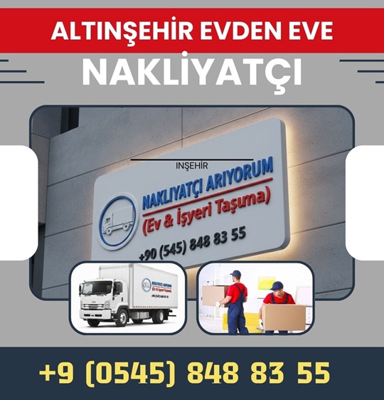 Altınşehir Şehir İçi Evden Eve Nakliyat
