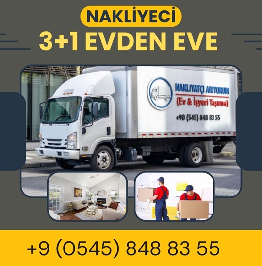 Avrupa Yakası 3+1 evden eve nakliyat