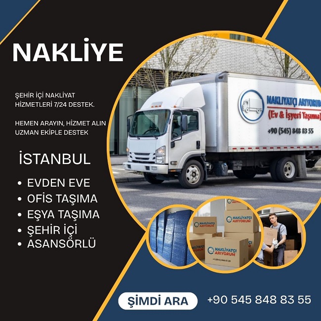 İstanbul İçi Ev Eşyası Taşıma Firması 724 Hizmet