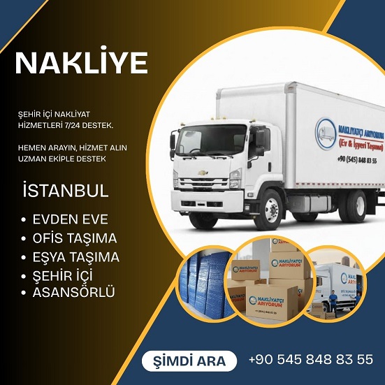 Kültür Mahallesi evden Eve Nakliyeci Beşiktaş | 7/24 Hizmet